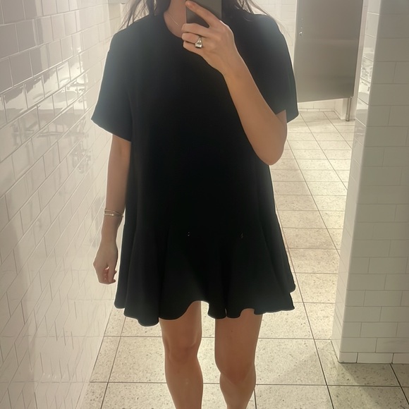 71fhq arrow crepe size 4 French connection little black dress - Picture 7 of 10